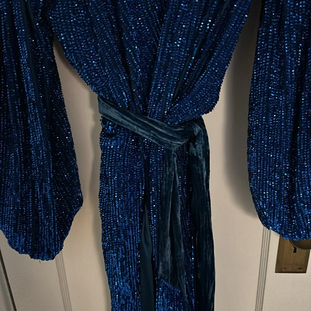 Size Large Retrofete Audrey Robe Dress - Picture 4 of 4